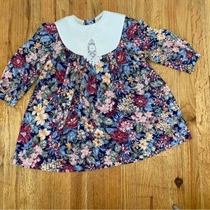 RARE EDITIONS - VTG 80s/90s - A Line - FLORAL DRESS - Cottage-core - Size 5